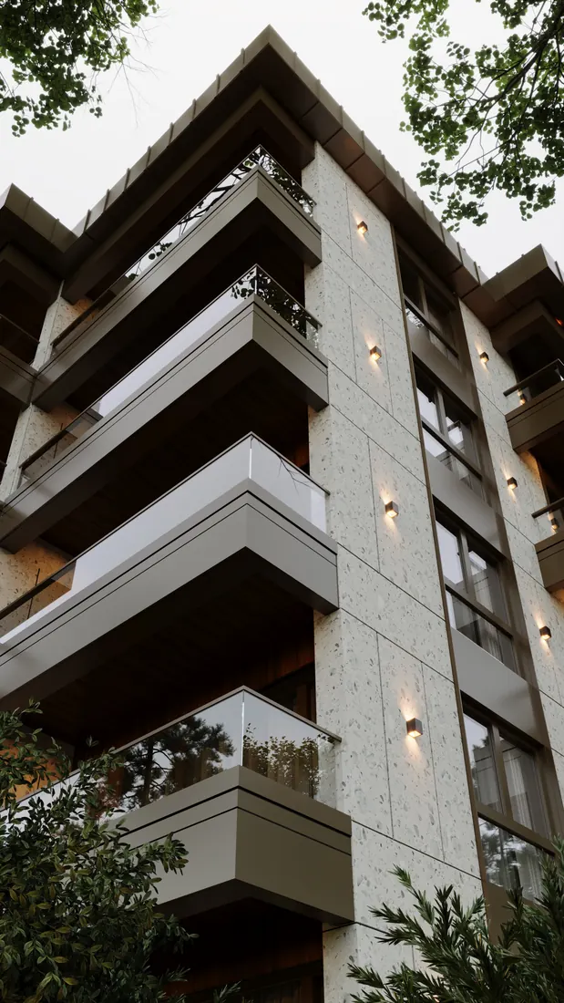 Ahşap Detaylı Apartman – 5. görsel