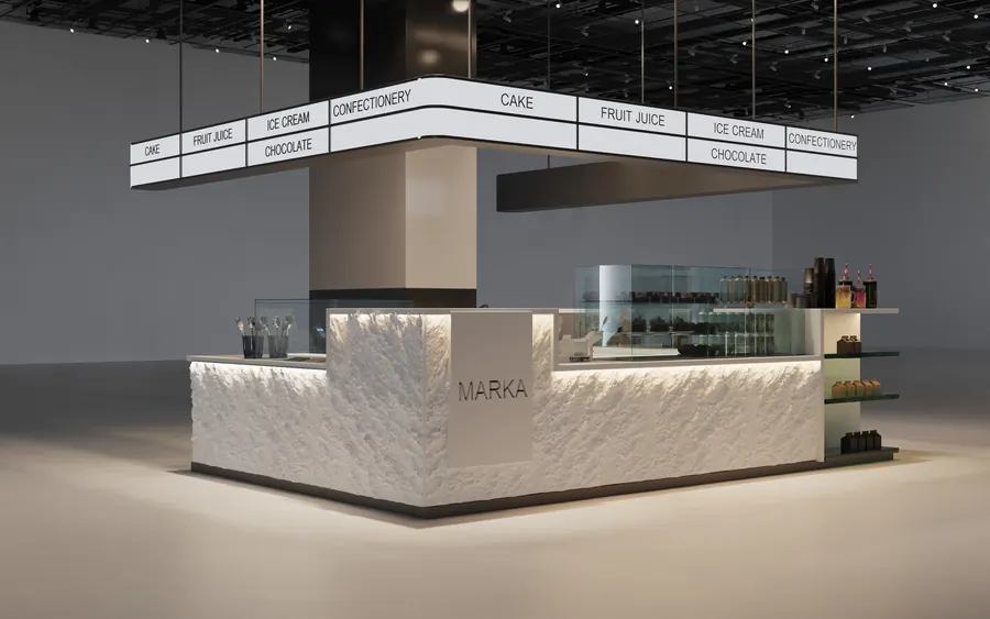 Fuar Standı – stand ticari alan render