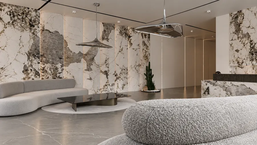 İç Mekân Seçkisi – konut ve lobi i̇ç mekân render