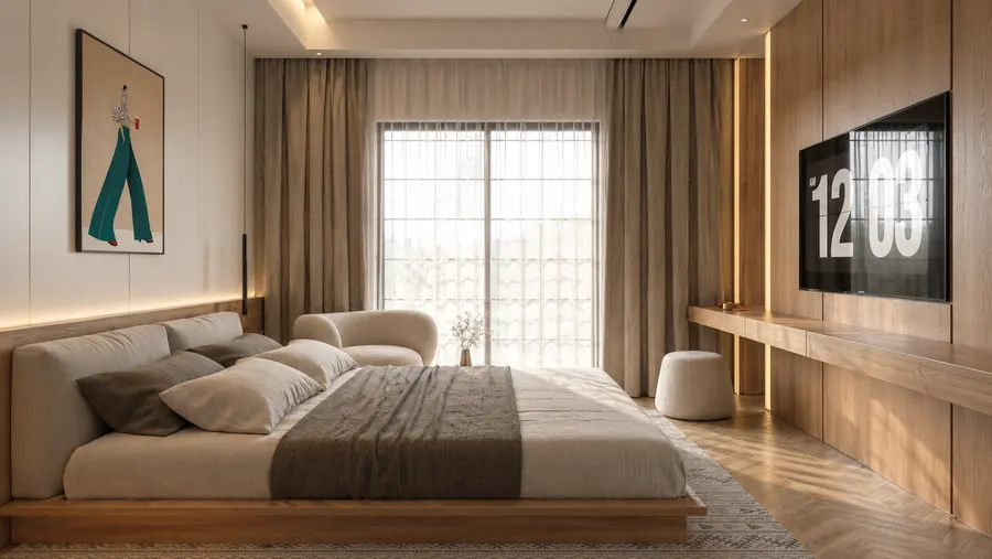 Otel Odası – otel i̇ç mekân render