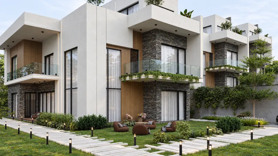 Sıra Villalar – villa dış cephe render