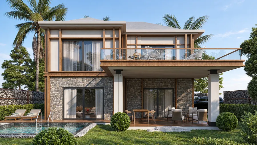 Taş ve Ahşap Villa – 2. görsel