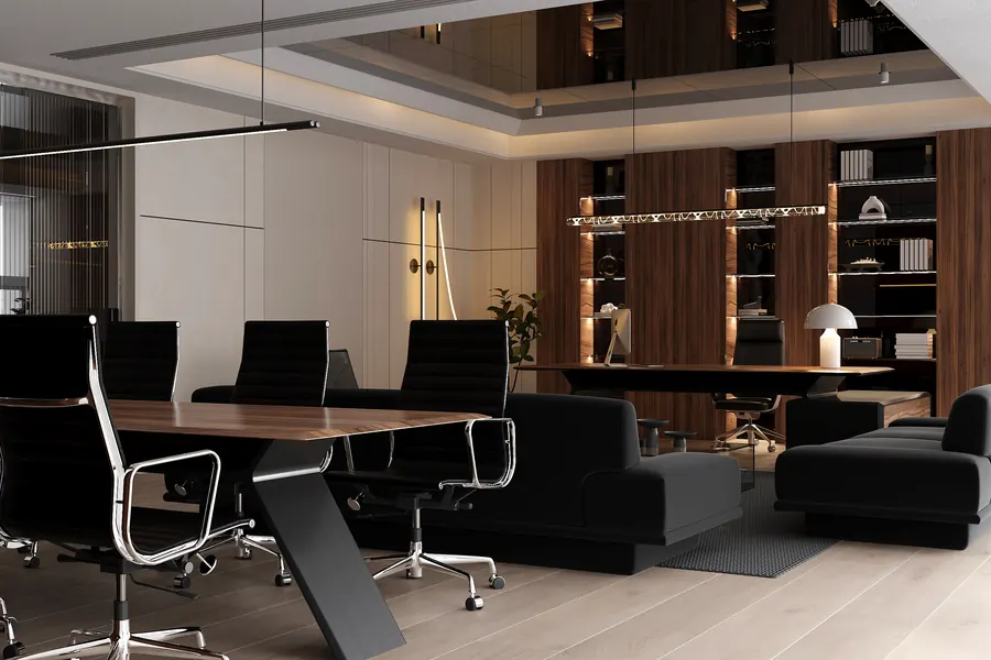 Yönetici Ofisi – ofis i̇ç mekân render